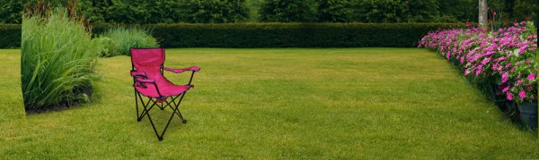 Preview: Stahl Falt-Armlehnstuhl Rot, 50 x 50 x 80 cm